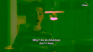 Disney Plus Young Sheldon Now streaming on Disney Ad Commercial Brand Imagery Photoshoot 2