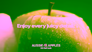 Aussie Apples Aussie Apples Hit Refresh  Enjoy every juicy detail Ad Commercial Brand Imagery Photoshoot 2