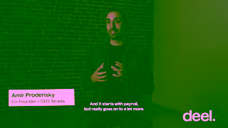 Deel HR Strada Testimonial Ads 20s Ad Commercial Brand Imagery Photoshoot 0