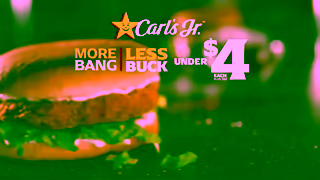 Carls Jr Value Menu More Bang Less Buck Carls Jr Ad Commercial Brand Imagery Photoshoot 0