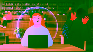 NordVPN VPN GLOBAL Bubble library 1920x1080 CA Ad Commercial Brand Imagery Photoshoot 1