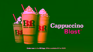 Baskin-Robbins Your Cappuccino Blast is ready to pick you up Only at BaskinRobbins Ad Commercial Brand Imagery Photoshoot 2