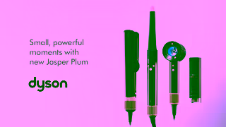 Dyson Hello purple New to Dyson Beauty Ad Commercial Brand Imagery Photoshoot 2