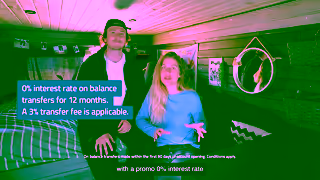 MBNA A low promo AIR on balance transfers for 12 months Terms apply Ad Commercial Brand Imagery Photoshoot 1