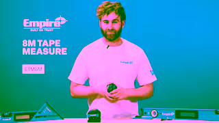 Empire Tools Empire 8m Tape Measure ETM8M in action Ad Commercial Brand Imagery Photoshoot 2