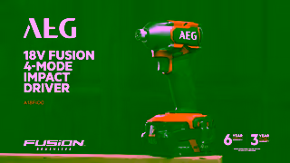 AEG Power Tools AEG 18V FUSION 4Mode Impact Driver A18FID0 in action Ad Commercial Brand Imagery Photoshoot 2