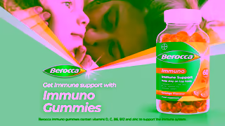 Berocca Get immune support with Immuno Gummies Ad Commercial Brand Imagery Photoshoot 0