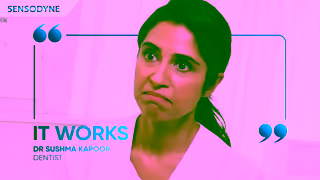 Sensodyne Sensodyne is the 1 Dentist recommended brand for sensitive teeth Data on File Ad Commercial Brand Imagery Photoshoot 2