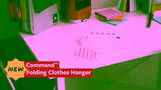 Command Brand Get Ready to Free Up Space with the NEW Command Folding Clothes Hanger Ad Commercial Brand Imagery Photoshoot 0