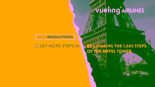 Vueling Airlines CHECKING OFF RESOLUTIONS IS EASIER WHEN YOU FLY Ad Commercial Brand Imagery Photoshoot 0
