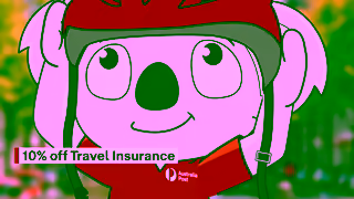 AusPost Save 10 off awardwinning Travel Insurance Ad Commercial Brand Imagery Photoshoot 0