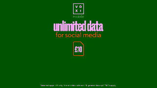 VOXI VOXI Mobile Get Unlimited Data for Social Media for 10month Ad Commercial Brand Imagery Photoshoot 2
