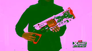 ZURU Toys Find your unique combination to unlock epic firepower with new high tech XShot Skins Lock Blaster Ad Commercial Brand Imagery Photoshoot 0