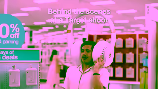 Target Loyalty CircleWeek JulyPromoEvent BloopersHeadphonesSinging V1 EL 16x9 Video CrossCatFrequency QDAF0 Ad Commercial Brand Imagery Photoshoot 0