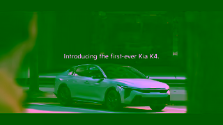 KIA You Cant Look Away The FirstEver 2025 Kia K4 Ad Commercial Brand Imagery Photoshoot 1