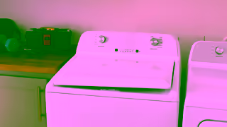 OxiClean Talking Washing Machine Commercial OxiClean White Revive Off White Ad Commercial Brand Imagery Photoshoot 1