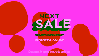 NEXT Retail Deals too good to miss The Next sale starts online instore Saturday Ad Commercial Brand Imagery Photoshoot 2
