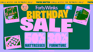 Forty Winks Forty Winks Birthday Sale 1920x1080 Ad Commercial Brand Imagery Photoshoot 2