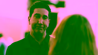 Uber Eats JENNIFER ANISTON AND DAVID SCHWIMMER FORGET UBER EATS Ad Commercial Brand Imagery Photoshoot 1
