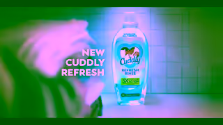 Cuddly A breakthrough laundry rinse that helps remove odours even those in your activewear Ad Commercial Brand Imagery Photoshoot 0