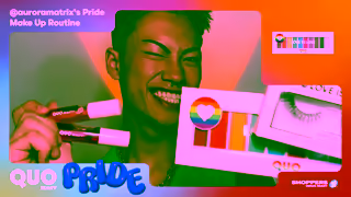 Shoppers Drug Mart Create a Pride Look Using Quo Beauty ft Aurora Matrix GRWM Pride Ad Commercial Brand Imagery Photoshoot 0