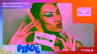 Shoppers Drug Mart Create a Pride Look Using Quo Beauty ft Aurora Matrix GRWM Pride Ad Commercial Brand Imagery Photoshoot 1