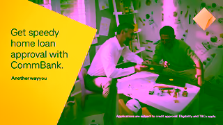 CommBank Need to move fast Meet your CommBank home lender today Ad Commercial Brand Imagery Photoshoot 2