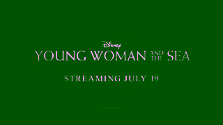 Disney Young Woman and the Sea Streaming July 19 on Disney Ad Commercial Brand Imagery Photoshoot 2