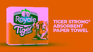 ROYALE TIGER STRONG Absorbent Soaks up Spills in Seconds Ad Commercial Brand Imagery Photoshoot 3
