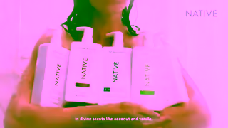 NATIVE Cosmetics Bathrodites Hair Routine Presented by Native Ad Commercial Brand Imagery Photoshoot 1