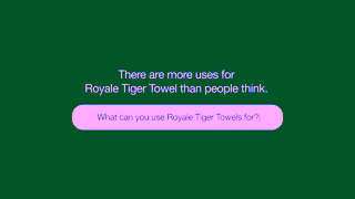 ROYALE Royale Tiger Towel Ad Commercial Brand Imagery Photoshoot 0