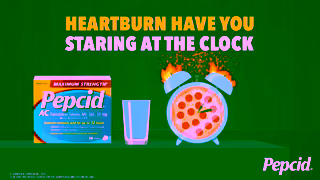 PEPCID Pepcid AC OLV Watch the clock 16x9 15esc Ad Commercial Brand Imagery Photoshoot 0