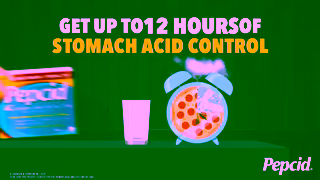 PEPCID Pepcid AC OLV Watch the clock 16x9 15esc Ad Commercial Brand Imagery Photoshoot 1