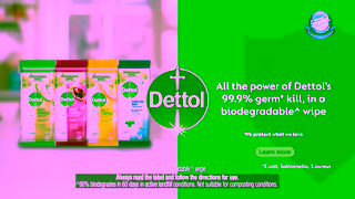 Dettol The power of Dettol in a biodegradable wipe Ad Commercial Brand Imagery Photoshoot 2