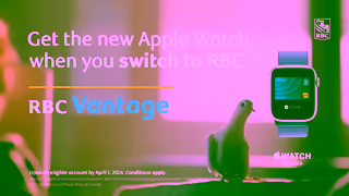 RBC Royal Bank Get the new Apple Watch when you switch to RBC Ad Commercial Brand Imagery Photoshoot 2