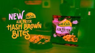 McCain Tadah New McCain Air Fryer Hashbrown Bites Ad Commercial Brand Imagery Photoshoot 2
