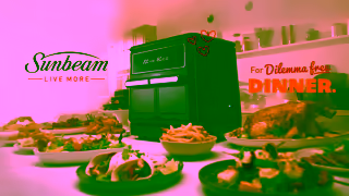 TPG Multi Zone Air Fryer Oven Dual or Single Zone Dilemma Free Dinners 6s Sunbeam Ad Commercial Brand Imagery Photoshoot 2