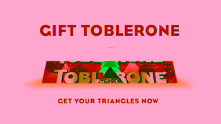 Toblerone Toblerone ANZ Its the most triangle time of the year Ad Commercial Brand Imagery Photoshoot 2