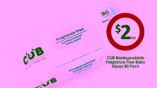 Coles EDLP Coles CUB Biodegradable Fragrance Free Baby Wipes Ad Commercial Brand Imagery Photoshoot 1