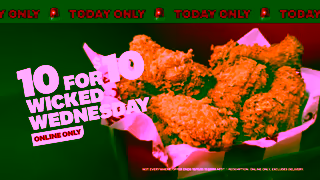 KFC KFCs 10 for 10 Wicked Wings Ad Commercial Brand Imagery Photoshoot 1