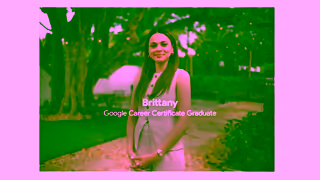 Google Career Certificates 2025 GCC YT Brittany Campaign Theme VD1 15 16x9SLG Ad Commercial Brand Imagery Photoshoot 2