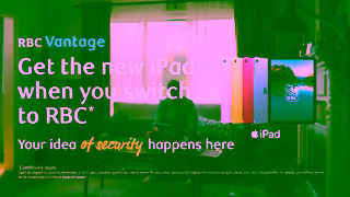 RBC Royal Bank Get the new iPad when you switch to RBC Ad Commercial Brand Imagery Photoshoot 2