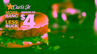 Carls Jr Value Menu More Bang Less Buck Carls Jr SL Ad Commercial Brand Imagery Photoshoot 0
