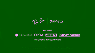 RAY-BAN Play music make calls take pics and get answers All with AI glasses from RayBan Meta Ad Commercial Brand Imagery Photoshoot 2