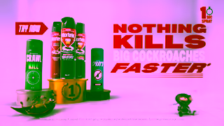 Mortein Mortein Nothing Kills Big Cockroaches Faster Ad Commercial Brand Imagery Photoshoot 2