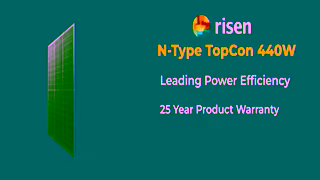 Risen Energy Risen Energys highest performing solar panel has landed in Australia the NType TopCon 440W Ad Commercial Brand Imagery Photoshoot 1