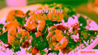 QDOBA QDRA0407000H FY25 QDOBA CLS YouTube 06 Citrus Lime Shrimp Surf Turf Bowl Innovid Ad Commercial Brand Imagery Photoshoot 2