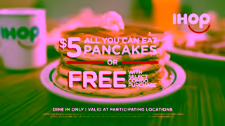 IHOP 5 All You Can Eat Pancakes IHOP Ad Commercial Brand Imagery Photoshoot 2