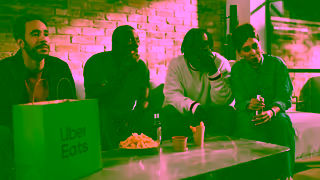 Uber Eats Idris Elba in Dirty Double Uber Eats Ad Commercial Brand Imagery Photoshoot 0