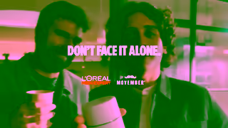 L'Oreal Paris Men Expert x Movember Face Loneliness Together Ad Commercial Brand Imagery Photoshoot 2